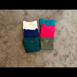 Lot of 6 Merona Long sleeve tops